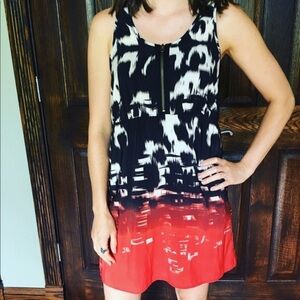 EUC UO Kimchi Blue S Sleeveless Dress Black/Red​​​​​